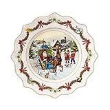 Villeroy & Boch - Annual Christmas Edition Jahresteller 2022 23,5x23,5x3cm, Premium Porzellan, Sammlerstück