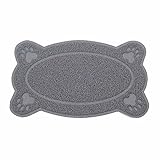 Katzenstreu- Kitty Littering- für Katzentoiletten Kitty Litter- zum Einfangen von Unordnung, Streukontrolle, waschbarer Indoor-Haustier-Teppich und Teppich Kaninchenstall Heizung