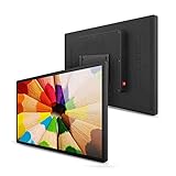 21,5/32-Zoll-Wandmontierter Hochauflösender LCD-Werbemaschinenaufzug Ultradünner Android-LCD-Werbebildschirm Digitaler Bilderrahmen (Schwarz 32 Zoll)
