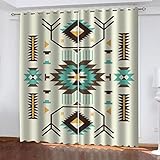 Hundnsney Vorhänge Wohnzimmer Modern Blickdicht 2Er Set 3D Abstraktes Geometrisches Muster Muster Schlaufenschal Verdunkelungsvorhang Vorhänge Lärmminderung Gardinen Fensterdekoration 160X150cm(HxB)