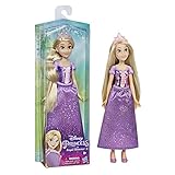 Hasbro Disney Prinzessin Schimmerglanz Rapunzel Puppe, Modepuppe mit Rock und Accessoires, Spielzeug für Kinder ab 3 Jahren