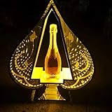 GOYMFK Flaschenpräsentation, Champagner-Display, Ace of Spade Bar Showcase Light Up Party Dekorationen Weinregal