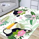 DJHWWD badteppich Cute Cartoon Schlafzimmer Wohnzimmer Teppich Bad grün outdoor-60x90CM