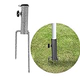 ASOPFYUM Erdspieß Sonnenschirm, Schirmständer Sonnenschirm, Sonnenschirmhalterung für Strand, Garten, Rasen, Angeln usw, Sonnenschirm Ständer Boden, Sonnenschirm Rasendorn