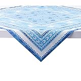 Sovie Home Linclass® Airlaid Tischdecke Seaside | Einmal-Mitteldecke 80x80 cm stoffähnlich | edle Tischdeko Meer Muschel Koralle | 1 Stück