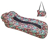 OKYUK Aufblasbares Sofa, Luftsofa Air Lounger Aufblasbare Liege, Wasserdicht & Anti-Luft Leaking Design-Ideale Couch für Hinterhof See Strand Reisen Camping Picknicks & Musik Festivals Camping