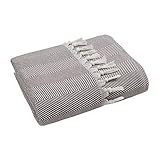 Mixibaby Tagesdecke 150x 200 Wohndecke Wendedecke Kuscheldeck Sofadecke Couchdecke, Farbe:Anthrazit