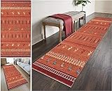 SXHM Teppich Läufer Flur Küche 3D Grün Lang 40X60cm rutschfest Waschbar Vintage Polyester Meterware Anpassbar Fur Schlafzimmer Wohnzimmer Fußmatten