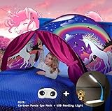 Nifogo Bettzelt,Bed Tents,Traumzelt,Dream Tent,Children's Tents,Kid's Fantasy,Drinnen Kinder,Space Tents,Jungen und Mädchen Weihnachten Geburtstagsgeschenk (Einhorn)