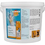 Summer Fun 0505705SF Chlor - Langzeit Tabletten 200g im 5 kg Eimer