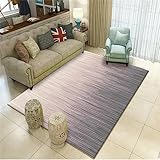 AD6H-CZ Grauer Teppich, Sofa Modernes Schlafzimmer Minimalisti scher Teppich,Grau,200x250cm