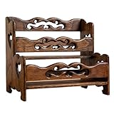 Küchenregal-Organizer für Schrank, Küchenregal, Gewürzregal aus Holz, multifunktionales 2/3-lagiges Aufbewahrungsregal für Speisekammer, Badezimmer