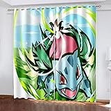 Blickdichte Vorhänge Kinderzimmer 3D Cartoon Tier Schildkröte Thermovorhang Kälteschutz Gardinen Mit Ösen Vorhang Wärmeisolierend 140x200 cm Verdunklungsvorhänge Wohnzimmer Schlafzimmer Modern