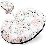 Amazinggirl Papasansessel Kissen 100 cm - Outdoor Sitzkissen für Hängesessel Rattanstühle Gartenstuhlauflagen Blumen 4