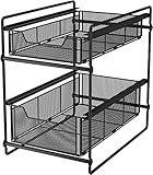 Unter der Spüle, Aufbewahrungsschrank, Organizer, Schublade, unter der Spüle, Organizer und Aufbewahrung, 2 Ebenen, unter dem Schrank, Badezimmer-Organizer, Schiebeschublade, unter der Spüle, Reg