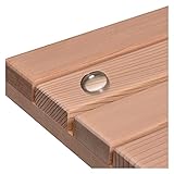 LUCEAE Hochleistungs -Badezimmer -Bodenmatte Anti -Slip, Holzduschmatte Für Balkon/Deck/Pool, Erhöhte Fußplattform Teppich Türmat, Extra Breites Lamellendesign/70 * 110 * 4.3Cm/27.6 * 43.3 * 1.7In