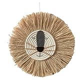 Baoblaze Cartoon Wandbehang, Nordic Gewebte Wanddekoration, Löwe Tiger Vogelscheuche Wandbehänge, Baumwollfaden Anhänger Wandteppich für Kinderzimmer Wohnzimmer Küche Büro - B