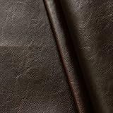 Polster PU Leder Imitat Kunstleder Stoff Vintage Optik Meterware Dunkel-Braun Antik