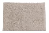 Schöner Wohnen Kollektion Badteppich 40 x 60 cm – beidseitig verwendbar – waschbar – 100% Baumwolle – einfarbig – beige