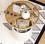 ARMOQ Minimalistischer Kreativer Couchtisch, Sofa Beistelltisch Rock Slab Storage Ecktisch Wohnzimmer Sideboard Nachttisch Abnehmbarer Tisch Kleiner Couchtisch/Blaugrün/50 * 50 cm