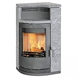 Kaminofen / Eckkaminofen Fireplace Lyon Speckstein 8kW