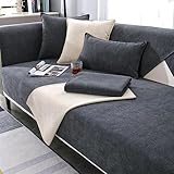 RVUEM SofabezüGe, Rutschfester SofaüBerwurf, Haustier Hunde Couchbezug, L FöRmiger SofaüBerwurf, Ecksofa Schutzdecke, 1 2 3 4 Sitzer SofabezüGe,A,1PCS90x120cm