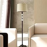 FLYIFE Stehlampe Kristall-Stehlampe, Schlafzimmer, Arbeitszimmer, Modernes Wohnzimmer, Hohe Pole-Leuchten, Stehlicht/Ordinary