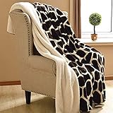Throws Blanket Super Soft Comfy Micro Fleece Plüsch Couch Decke Reversible Bett Throw TV Blanket Comfort Caring Gift Brown 180200CM (Braun Full)