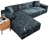 VEAI Sofabezug Ecksofa Spannbezug, Sofabezug L Form Für Sektionssofa 1 Stück Stretch Couch Elastischer Polyester Sofasitzbezüge (Color : I, Size : 70-120cm)