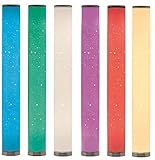 Northpoint Smarte WLAN LED Stehlampe Lichtsäule Sternenmuster Stehlampe Standleuchte Stehleuchte dimmbar Farbwechsel mit Funk Fernbedienung und integriertem Soundsensor (103cm Funkel Wifi)