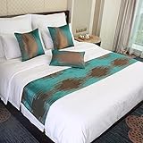 Hotel Betttuch Bettläufer Luxus Jacquard Gestreiften Karierten Bettdecken Für Fuß des Bettes Schlafzimmer Moderne Tagesdecken Dekoration Schwanz Handtuch Bettzeug Schutz