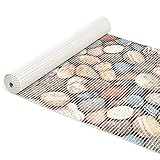 ANRO Weichschaummatte Badematte Bad Dusche WC Vorleger Teppich Antirutsch Badläufer Steine 100x65cm