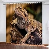 ONDIAN verdunkelungsvorhang 140 x 117 cm(55 x 46 inch) Verdunklungsvorhänge mit Ösen für Schlafzimmer Blickdichte Vorhänge Energiespar & Wärmeisolierend Thermo Gardinen