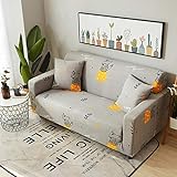 GFFGA Stretchbezug Couch Sofa Elastische Abdeckung für Wohnzimmer Baumwolle Couchbezug L-Form Sesselbezug 1/2/3/4 Sitz Fundas Sofa, Farbe 7,1-Sitz 90-140 cm