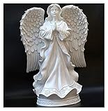 WQQLQX Statue Engel Statue Harz Skulptur Gebet Haushalt Handwerk Dekoration Zubehör Hochzeit Requisiten Dekoration Hochzeit Geschenk Garten Outdoor Figuren Skulpturen