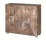 Schildmeyer Brisbane Kommode Holz, Dekor, 90 x 35 x 83 cm, panamaeiche