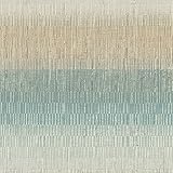 Vliestapete Textil Optik quergestreift pastell mint grün blau beige Nomad A51201 Nomad