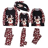 Mutter Weihnachts Pyjama Couple Weihnachtspyjama Familie Set Schlafanzug Lang Outfit Winter Damen Herren Kinder Nachtwäsche Nachthemd Hausanzug Schlafanzüge Family Weihnachts Sleepwear Schlafshirt