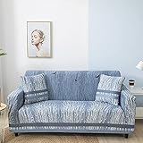 Fsogasilttlv Sofa Abdeckung rutschfest Abwaschbar 2-Sitzer und 3-Sitzer, L-förmige Chaiselongue-Sofabezüge für Wohnzimmer, elastische Protector-Stretchbezüge für Ecksofa 2PCS