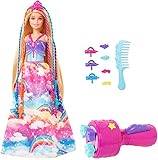 Barbie GTG00 - Dreamtopia Flechtspaß Prinzessin Haarstyling Puppe mit Zubehör, Geschenk für Kinder von 3 bis 7 Jahren