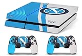 GamesMonkey® - Skin Kompatibel für PS4 Old - Vinil Gloss HD Limited Edition Decal Cover Schutzhüllen Faceplates Bundle (Napoli Logo)