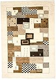Morgenland Gabbeh Teppich 240 x 170 cm, Schurwollteppich, Wohnzimmer Teppich, Teppich Schlafzimmer