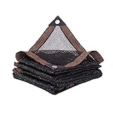 Plant Cover Schattiernetz,3 Nadel Haushalt Wärmedämmung Sonnensegel,Balkon Schattierungsnetz,Outdoor Mesh Schattennetz,mit Knopflöchern,für Garten/Blume/Rasen (3x3m/9.8x9.8ft)