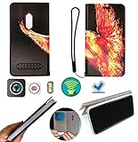 HUAYIJIE FY Flip Hülle Für Motorola Solutions Lex L11 Hülle Schutzhülle PU-Leder + Silikonringetui fest HFH