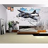 Moderne Kämpfer-Fototapeten-Tapete Kinder-Wandbild 3D-Kinderzimmer-Tapeten-Seidentapeten Wanddekoration fototapete 3d Tapete effekt Vlies wandbild Schlafzimmer-430cm×300cm