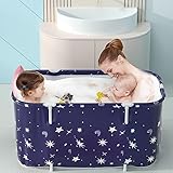 Tragbare, faltbare Badewanne, tragbare, zusammenklappbare Badewanne, separate Familienbadewanne, tragbare faltbare Badewanne (Sky-Modell)