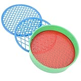 Toyvian 4-Teiliges Strandsieb-Spielzeug Outdoor-Spielzeug Für Babys Draußen Kinderspielzeug Sandkasten Für Kinder Garten Bodensieb Strandsieb Pool-Spielzeug Für Kinder Im Alter Von