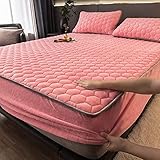 Fisecnoo Matratzenschoner, Mit 100% Baumwolle, Sehr Dick Und Weich, Vergleichbar Mit Topper, Milbendicht, Maschinenwaschbar (Color : 9, Size : 120x200+30cm)