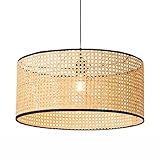 LATAFA Bambus-Hängelampe-Kronleuchter Laterne Kreative Pendelleuchte Hängeleuchte Aus Geflochtenem Korbgeflecht Deckenleuchte Im Landhausstil moderne Minimalistische Kronleuchter Café, Teehaus, Bar