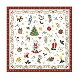 Ambiente Weihnachts-Serviette, 33 cm, 20 Stück, Weihnachten (Rot)